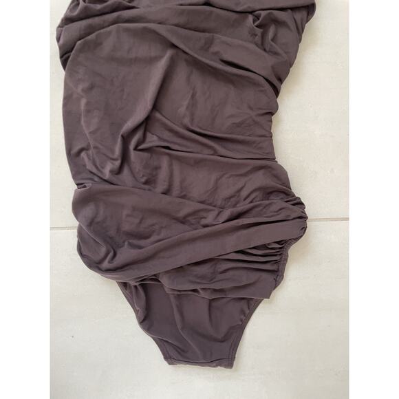 Carmen Marc Valvo Swimsuit One Piece Swimwear One Shoulder Swim - Picture 7 of 11